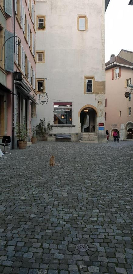 Haus De Philosophe Et Compositeur Rousseau Biel Buitenkant foto